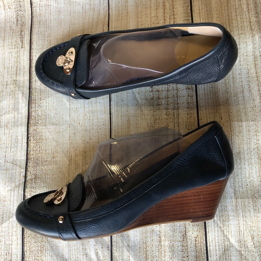 Tommy Hilfiger TWKree Wedge Heel Loafers JK024